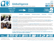 Tablet Screenshot of globalligence.com